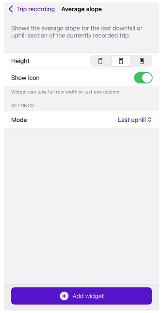 متوسط الميل iOS