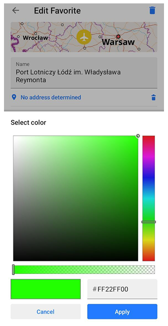 لوحات الألوان