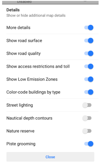 Enable grooming in Android