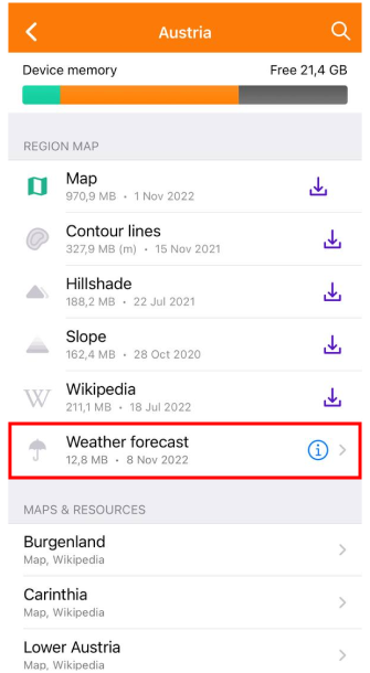 Weather plugin in iOS