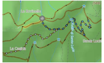 Map routes - mtb trails