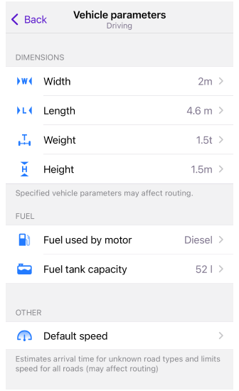 Navigation Settings Android