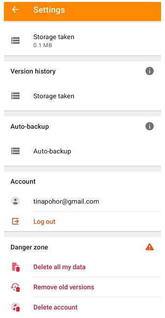 Modifications OsmAnd Cloud