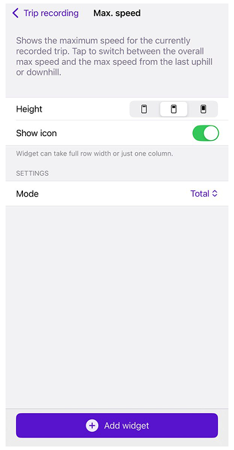 Maks. prędkość iOS