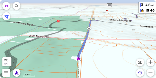OsmAnd Snowmobile Profile Settings