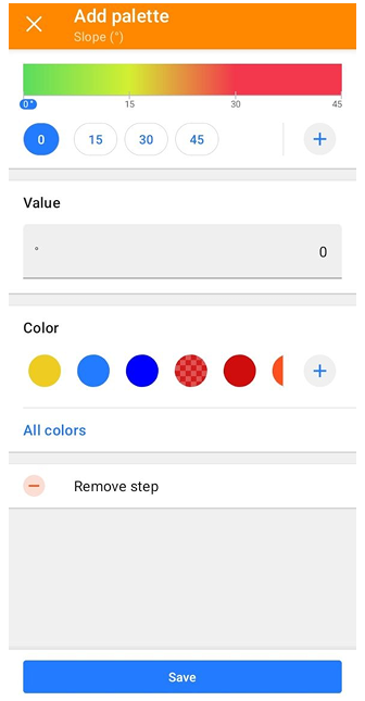 تعديل نظام الألوان