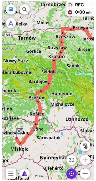 شاشة الملاحة iOS 1