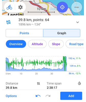 تخطيط مسار أندرويد