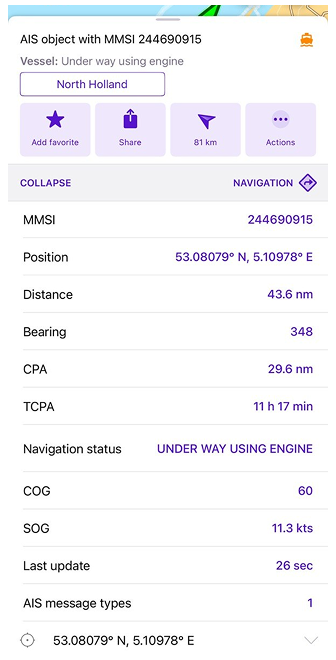 AIS vessel tracker
