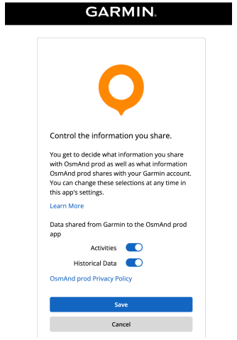 Garmin Connect Sync
