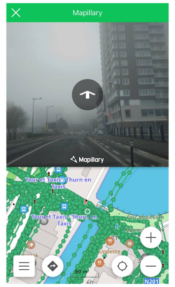 Mapillary plugin images iOS