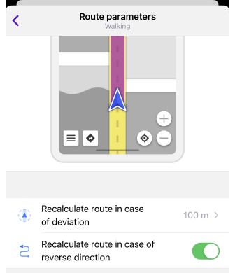 Navigation Settings iOS