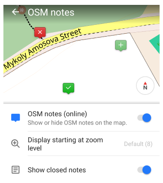 OSM notes