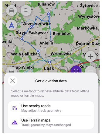 Plan a route iOS