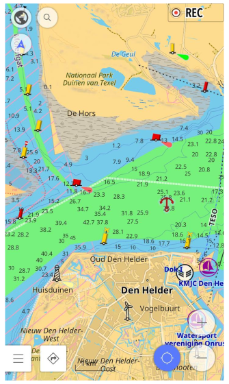 Nautical plugin maps view iOS