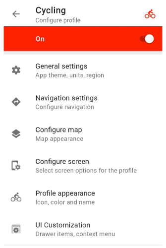 Profiles Settings Android