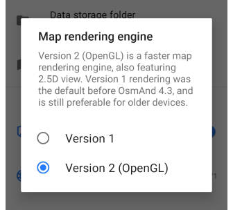General Settings engine rendering Android