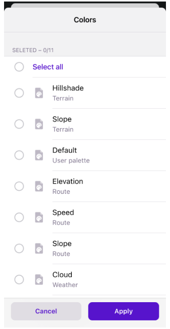 Farbpalette