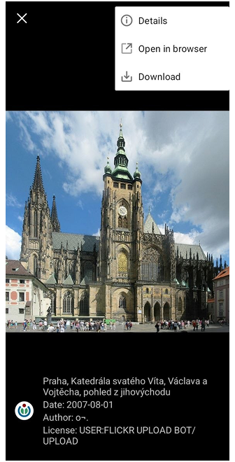 Galerie-Menü – Android