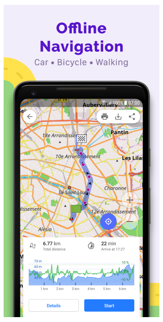 Offline-Navigation Android