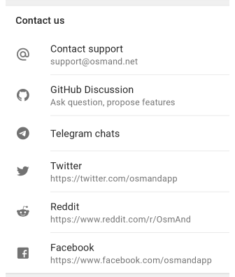 Offline-Hilfe Android-Screenshot