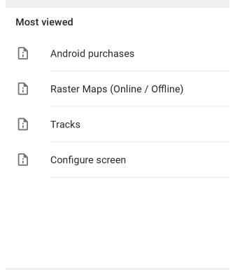 Offline-Hilfe Android-Screenshot