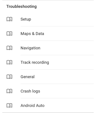 Offline-Hilfe Android-Screenshot