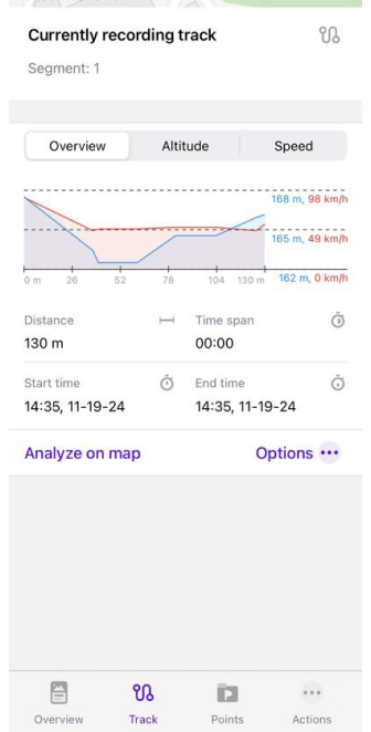 Aufzeichnung in iOS beenden