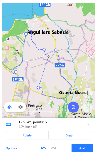 Route planen Android