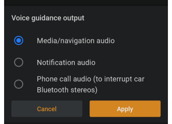 Sprachnavigation Android