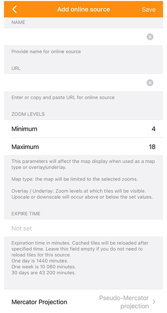 Ajouter une source en ligne
