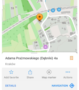 Rechercher une rue Android