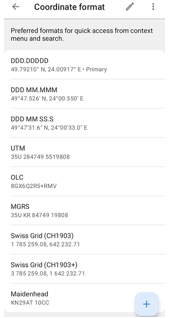 Recherche de coordonnées Android