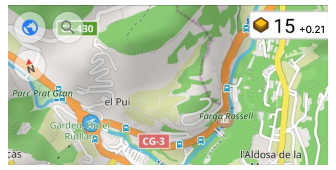 Widget de niveau de zoom Android 1