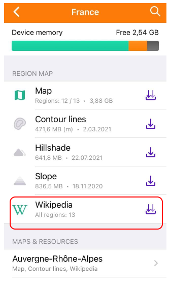 Télécharger Wikipedia sur iOS
