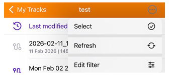 Gestion des Dossiers intelligents de Mes lieux iOS