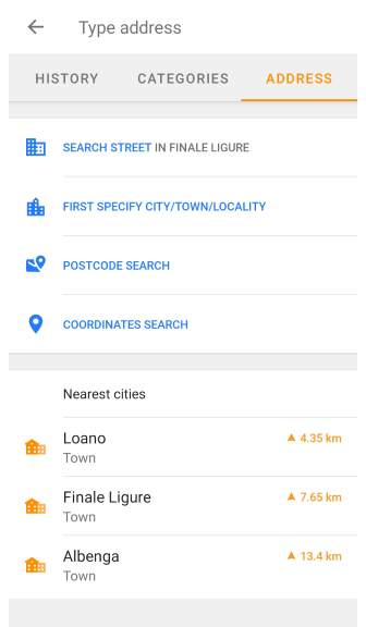 Recherche Android