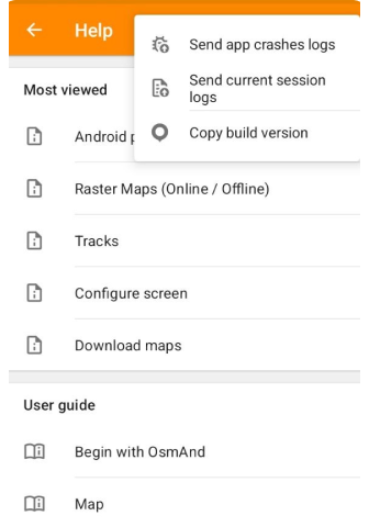 Envoyer les journaux de plantage depuis Android 1