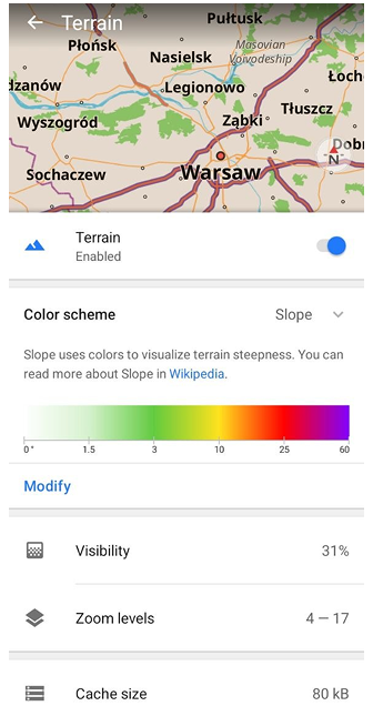 Modifica schema di colori