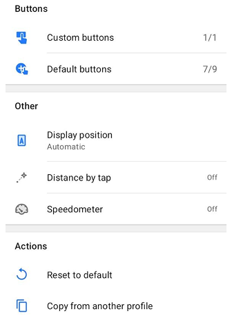 Menu Scherm configureren