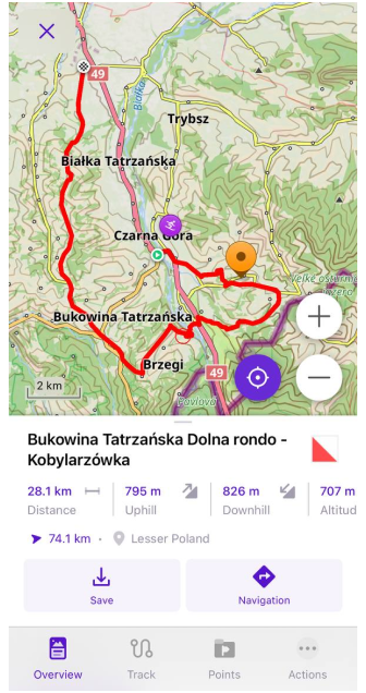 Routes op de grond