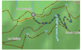 Kaartroutes - MTB-paden