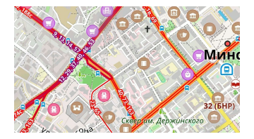 Kaart openbaar vervoer bus