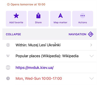Polygooninformatie iOS