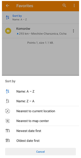 Ulubione android