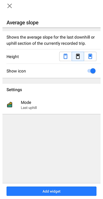 Ortalama Eğim Android