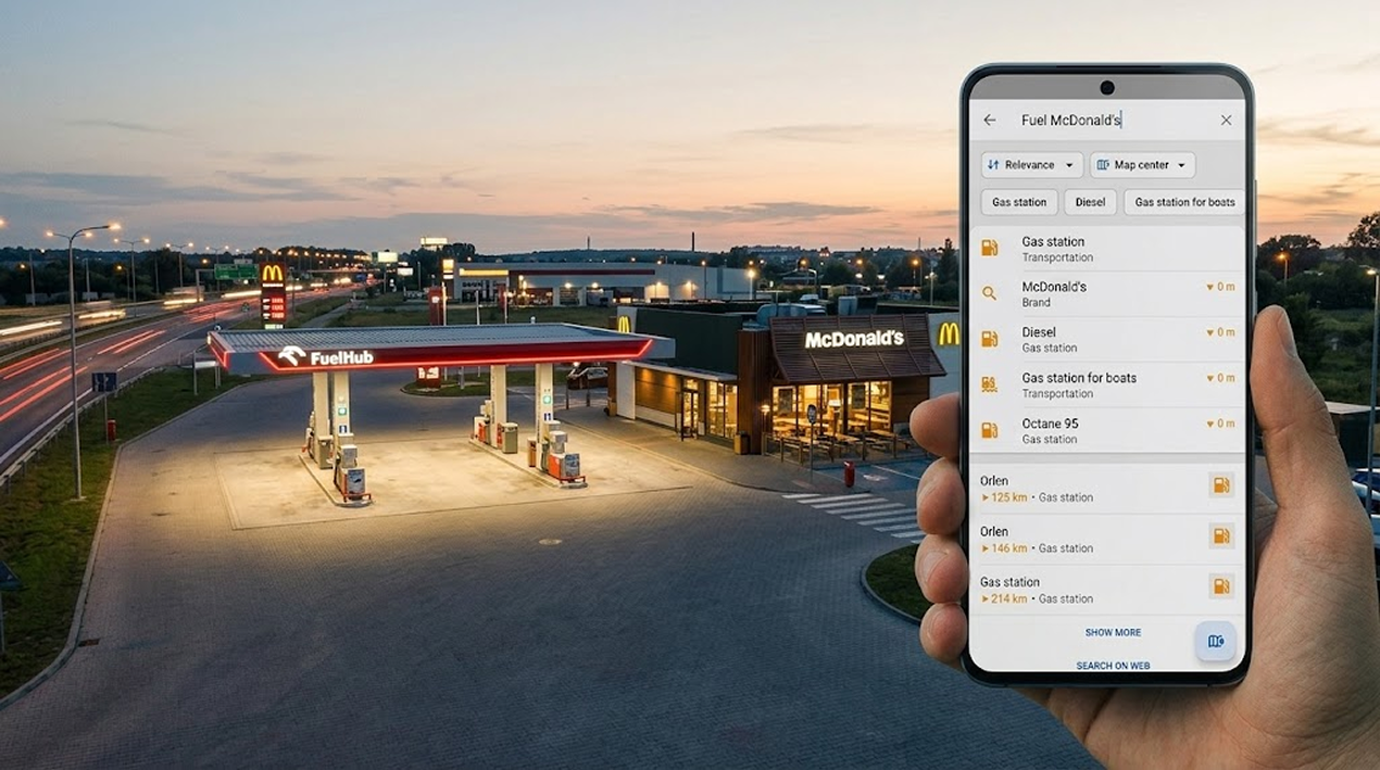 Fuel McDonald’s: gas stations with a McDonald’s nearby