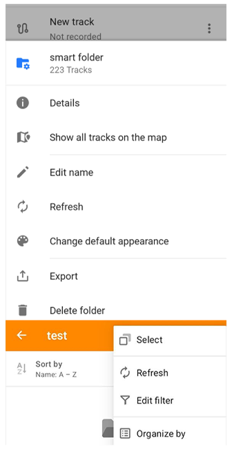 Yerlerim Akıllı Klasörleri Yönetme Android