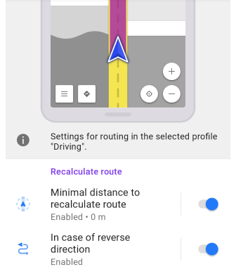 Налаштування навігації Android