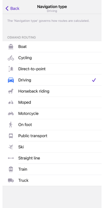 Налаштування навігації iOS
